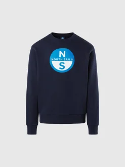 Sweatshirts & Hoodies^North Sails 'Sweatshirt With Maxi Print NAVY BLUE