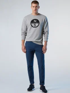 Sweatshirts & Hoodies^North Sails 'Sweatshirt With Maxi Print GREY MELANGE