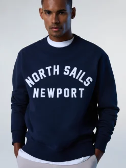 Sweatshirts & Hoodies^North Sails 'Sweatshirt With Newport Print NAVY BLUE