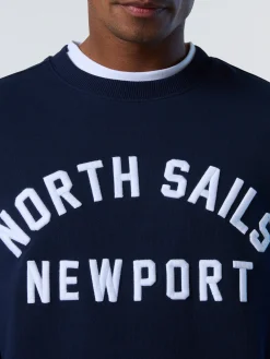 Sweatshirts & Hoodies^North Sails 'Sweatshirt With Newport Print NAVY BLUE