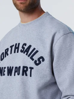 Sweatshirts & Hoodies^North Sails 'Sweatshirt With Newport Print GREY MELANGE