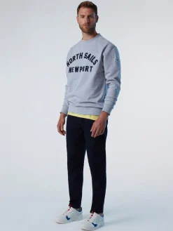 Sweatshirts & Hoodies^North Sails 'Sweatshirt With Newport Print GREY MELANGE