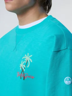 Sweatshirts & Hoodies^North Sails 'Sweatshirt With Palm Tree Embroidery CERAMIC