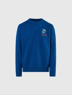 Sweatshirts & Hoodies^North Sails 'Sweatshirt With Palm Tree Embroidery OCEAN BLUE