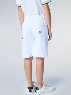 Shorts^North Sails 'Sweatshorts With Logo Print WHITE