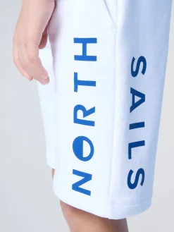 Shorts^North Sails 'Sweatshorts With Logo Print WHITE