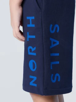 Shorts^North Sails 'Sweatshorts With Logo Print NAVY BLUE
