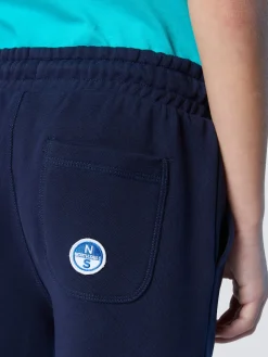 Shorts^North Sails 'Sweatshorts With Logo Print NAVY BLUE
