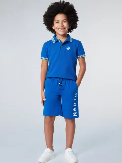 Shorts^North Sails 'Sweatshorts With Logo Print SURF BLUE