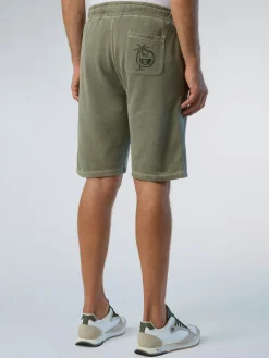 Shorts^North Sails 'Sweatshorts With Palm Tree Print DUSTY OLIVE