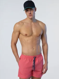 Beachwear^North Sails 'Swim Shorts With Logo Patch CALYPSO CORAL