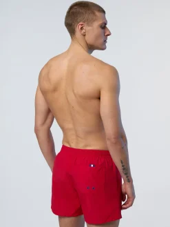 Beachwear^North Sails 'Swim Shorts With Logo Patch RED