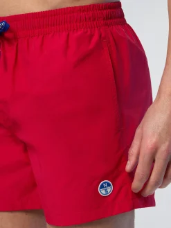Beachwear^North Sails 'Swim Shorts With Logo Patch RED