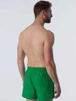 Beachwear^North Sails 'Swim Shorts With Logo Patch GREEN BEE
