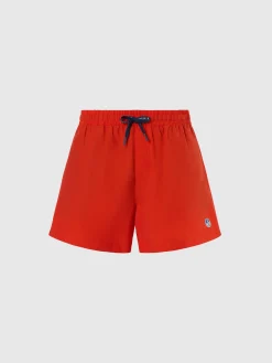 Beachwear^North Sails 'Swim Shorts With Logo Patch BRIGHT ORANGE