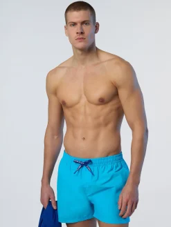 Beachwear^North Sails 'Swim Shorts With Logo Patch ACQUARIUS