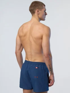 Beachwear^North Sails 'Swim Shorts With Logo Patch DARK DENIM