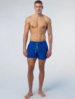 Beachwear^North Sails 'Swim Shorts With Logo Patch SURF BLUE