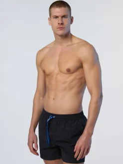 Beachwear^North Sails 'Swim Shorts With Logo Patch BLACK