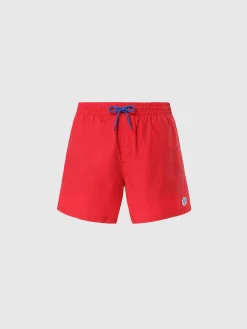 Outlet^North Sails 'Swim Shorts With Logo Patch RED