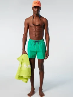 Outlet^North Sails 'Swim Shorts With Logo Patch GARDEN GREEN
