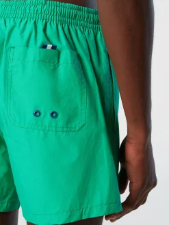 Outlet^North Sails 'Swim Shorts With Logo Patch GARDEN GREEN
