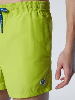 Outlet^North Sails 'Swim Shorts With Logo Patch LIME
