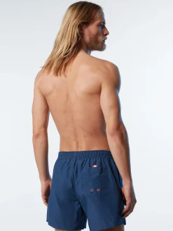 Outlet^North Sails 'Swim Shorts With Logo Patch DARK DENIM