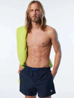 Outlet^North Sails 'Swim Shorts With Logo Patch NAVY BLUE