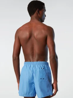 Outlet^North Sails 'Swim Shorts With Logo Patch CORNFLOWER BLUE
