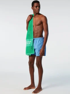 Outlet^North Sails 'Swim Shorts With Logo Patch CORNFLOWER BLUE