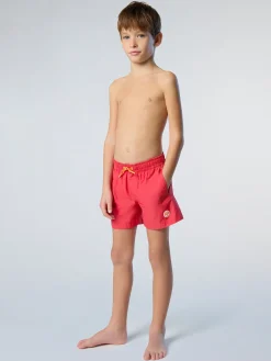 Beachwear^North Sails 'Swim Shorts With Logo Patch WATERMELON