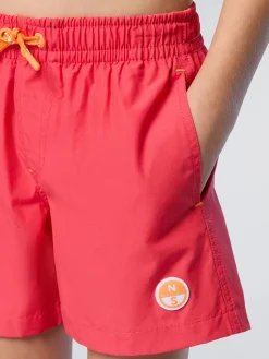 Beachwear^North Sails 'Swim Shorts With Logo Patch WATERMELON