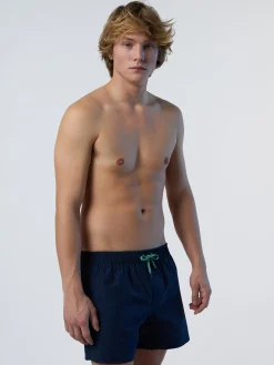 Beachwear^North Sails 'Swim Shorts With Print NAVY BLUE