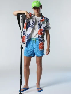 Outlet^North Sails 'Swim Shorts With Ocean Print COMBO 37 673575