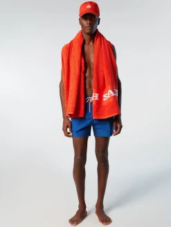 Outlet^North Sails 'Swim Shorts With Textured Print OCEAN BLUE