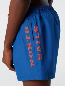 Outlet^North Sails 'Swim Shorts With Textured Print OCEAN BLUE
