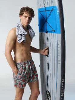 Outlet^North Sails 'Swim Shorts With Tropical Print COMBO 35 673586