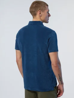 Polo Shirts^North Sails 'Terry Toweling Polo Shirt DARK DENIM