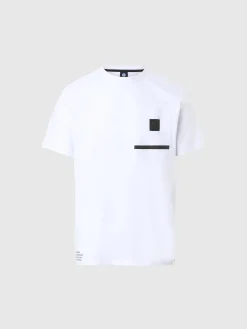 Outlet^North Sails 'T-shirt With Chest Pocket WHITE