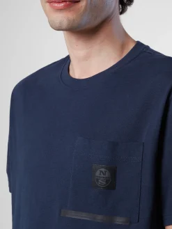 Outlet^North Sails 'T-shirt With Chest Pocket NAVY BLUE