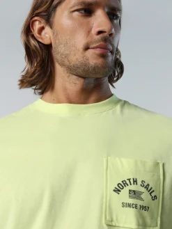 Outlet^North Sails 'T-shirt With Chest Pocket LIGHT SULPHUR