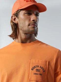 Outlet^North Sails 'T-shirt With Chest Pocket MELON