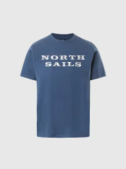 Outlet^North Sails 'T-shirt With Chest Print DARK DENIM