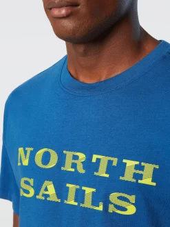 Outlet^North Sails 'T-shirt With Chest Print OCEAN BLUE