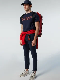 Outlet^North Sails 'T-shirt With Chest Print NAVY BLUE