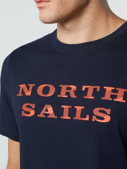 Outlet^North Sails 'T-shirt With Chest Print NAVY BLUE