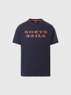 Outlet^North Sails 'T-shirt With Chest Print NAVY BLUE