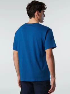 Outlet^North Sails 'T-shirt With Chest Print OCEAN BLUE