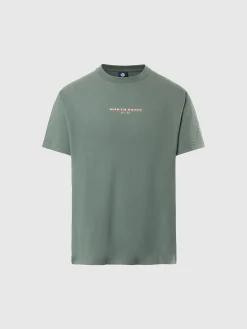 Outlet^North Sails 'T-shirt With Chest Print MILITARY GREEN